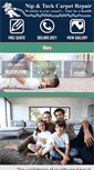 Mobile Screenshot of niptuckcarpetrepair.com